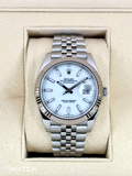 2022 Rolex Datejust 41mm 126334 Stainless Steel Jubilee White Dial