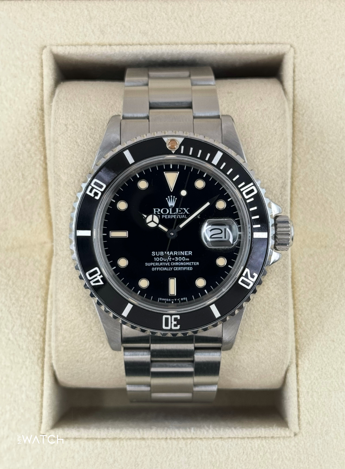 1982 Rolex Submariner 40mm 16800 Stainless Steel Black Dial