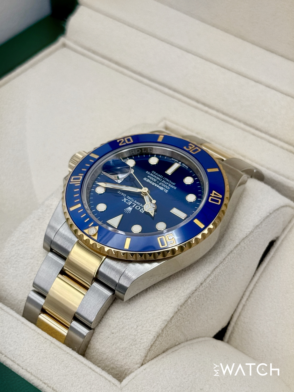 2022 Rolex Submariner "Bluesy" 41mm 126613LB Two-Tone Blue Dial