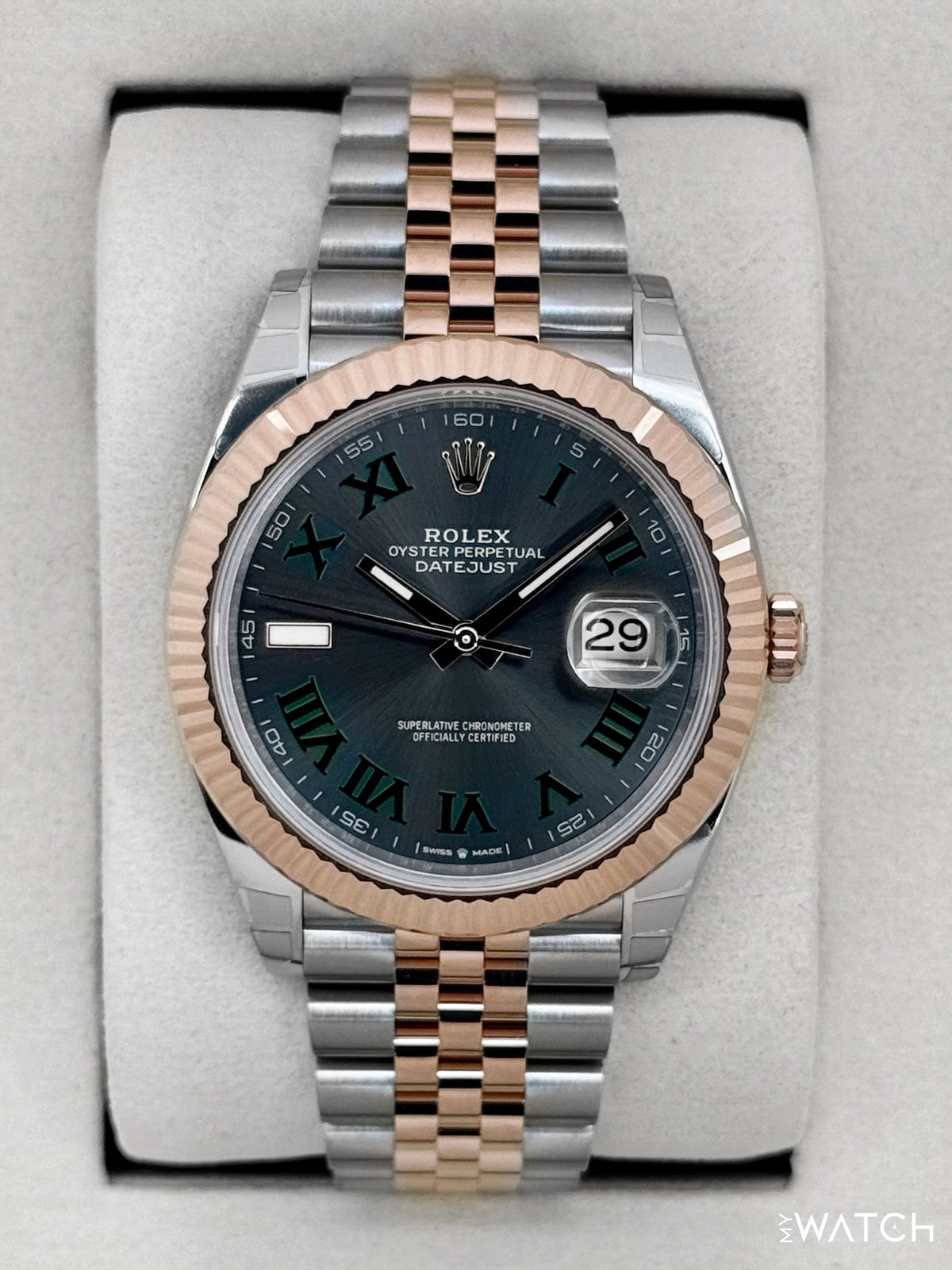 NEW 2026 Rolex Datejust 41mm 126331 Two-Tone Jubilee Wimbledon Dial (STICKERED)