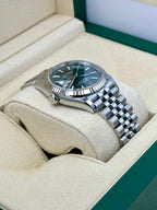 NEW 2023 Rolex Datejust 36mm 126234 Stainless Steel Jubilee Green Dial