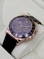 2012 Rolex Daytona 40mm 116515LN Rose Gold Oysterflex Chocolate Dial
