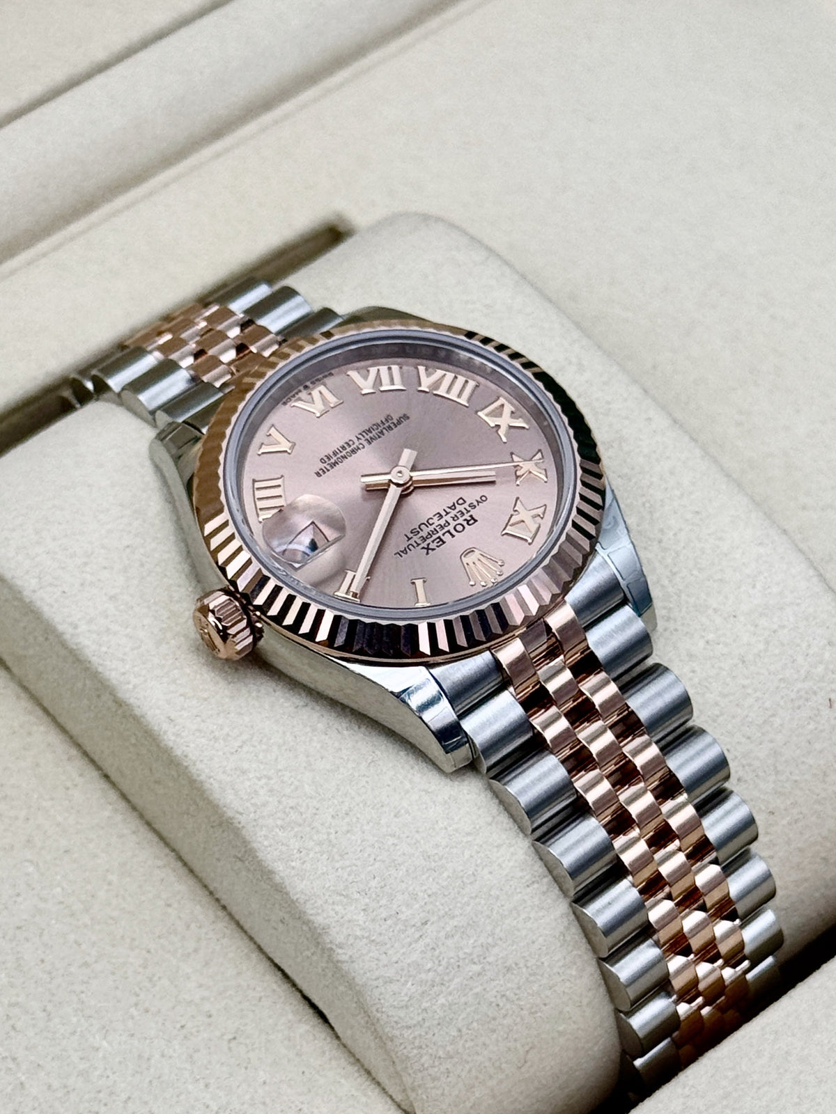 NEW 2026 Rolex Ladies Datejust 31mm 278271 Two-Tone Jubilee Pink Dial