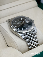 2020 Rolex Datejust 41mm 126334 Stainless Steel Jubilee Rhodium Dial
