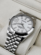 2024 Rolex Datejust 41mm 126300 Stainless Steel Jubilee White Dial