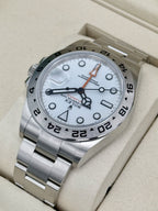 NEW 2026 Rolex Explorer II 42mm 226570 Stainless Steel Polar White Dial (NEW CARD AND STICKERED)