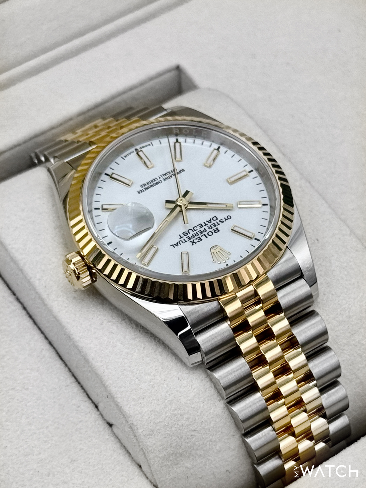 NEW 2026 Rolex Datejust 36mm 126233 Two-Tone Jubilee White Dial