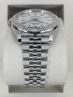 2025 Rolex Datejust 41mm 126334 Stainless Steel Jubilee White Dial