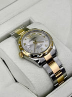 2011 Rolex Datejust 31mm 178343 Two-Tone Oyster Silver Dial