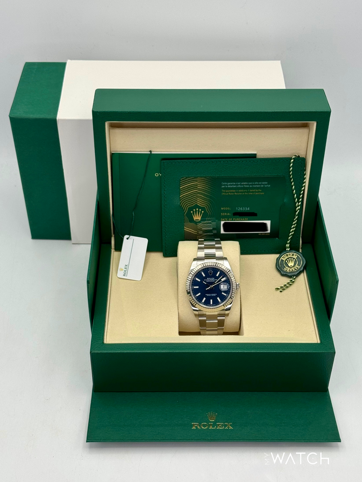 NEW 2025 Rolex Datejust 41mm 126334 Stainless Steel Oyster Blue Dial