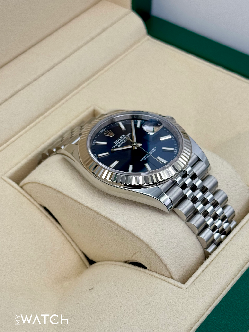 2022 Rolex Datejust 41mm 126334 Stainless Steel Jubilee Blue Dial