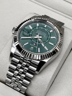 NEW 2026 Rolex Sky-Dweller 42mm 336934 Jubilee Green Dial (NEW STYLE CARD)
