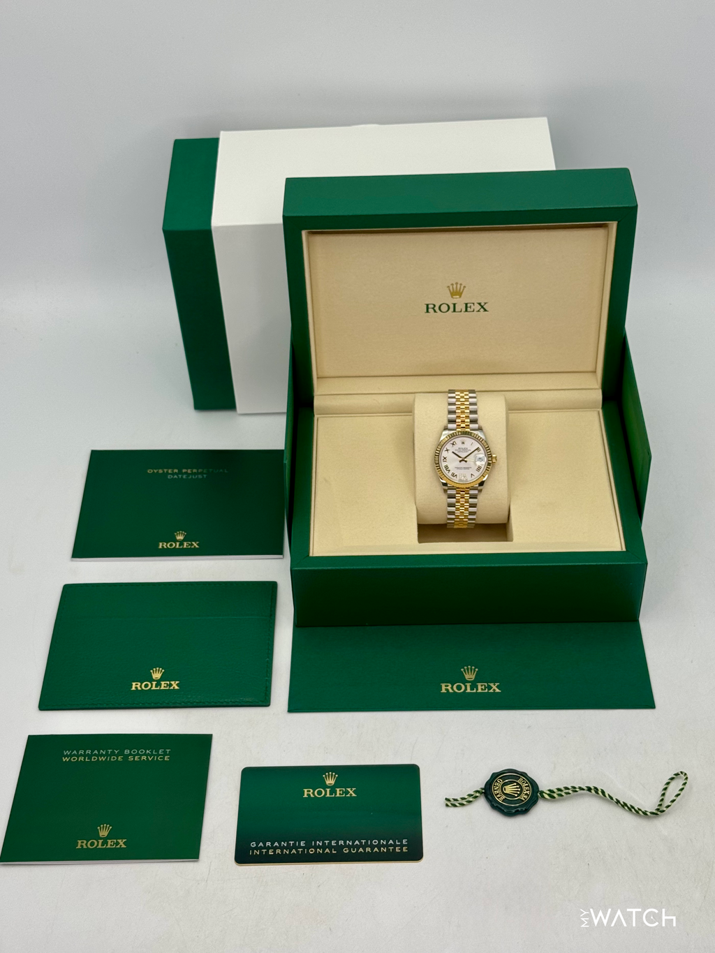 NEW 2026 Rolex Datejust 31mm 278273 Two-Tone Jubilee Silver Diamond