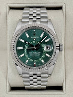 2024 Rolex Sky-Dweller 42mm 336934 Jubilee Green Dial
