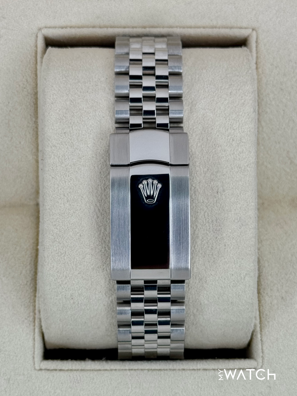 2023 Rolex Datejust 36mm 126234 Stainless Steel Jubilee Green Palm Motif Dial