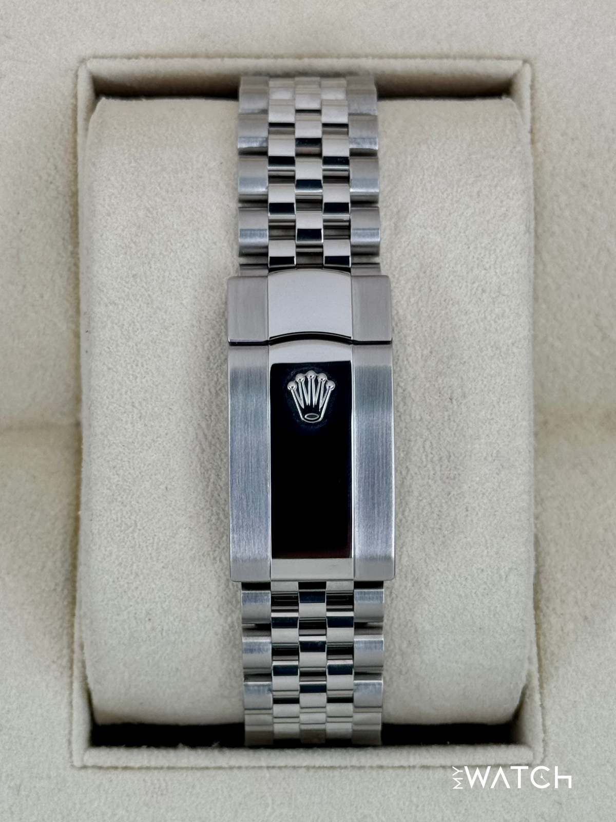 2023 Rolex Datejust 36mm 126234 Stainless Steel Jubilee Green Palm Motif Dial