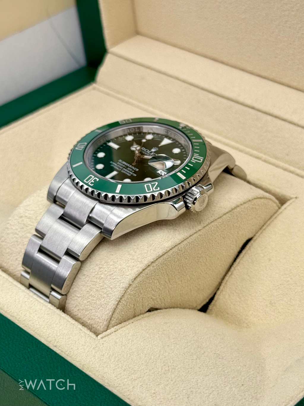 2015 Rolex Submariner “Hulk” 40mm 116610LV Green Dial