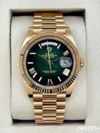 NEW 2025 Rolex Day-Date 40mm 228238 Presidential Green Ombre Dial