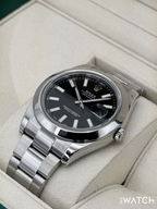 2014 Rolex Datejust II 41mm 116300 Stainless Steel Oyster Black Dial