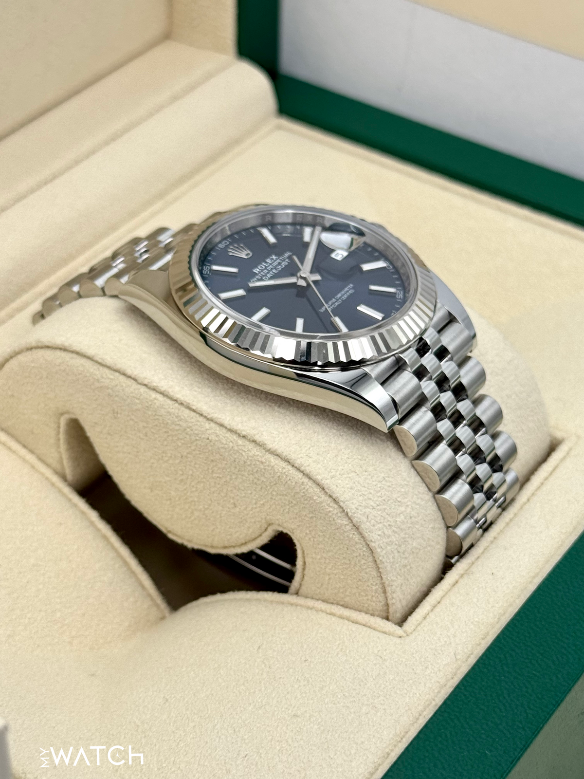 2024 Rolex Datejust 41mm 126334 Stainless Steel Jubilee Blue Dial