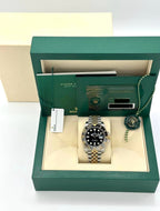 2023 Rolex GMT-Master II 40mm 126713GRNR Two-Tone Jubilee Black Dial