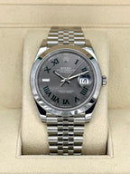 2022 Rolex Datejust 41mm 126300 Jubilee Wimbledon Dial
