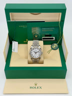 2022 Rolex Datejust 41mm 126334 Stainless Steel Jubilee White Dial