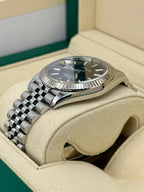 2021 Rolex Datejust 41mm 126334 Stainless Steel Jubilee Black Stick Dial