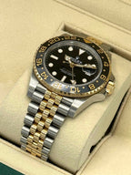 2023 Rolex GMT-Master II 40mm 126713GRNR Two-Tone Jubilee Black Dial