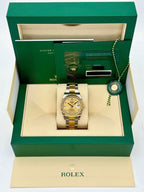 NEW 2025 Rolex Datejust 36mm 126233 Two-Tone Champagne Diamond Dial