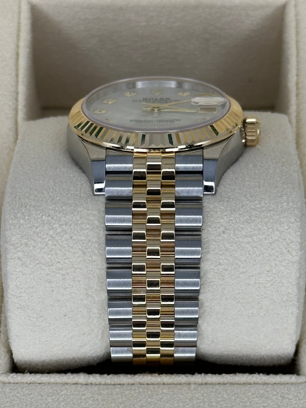 NEW 2023 Rolex Datejust 31mm 278273 Two-Tone Jubilee MOP Diamond Dial