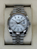 NEW 2023 Rolex Datejust 41mm 126334 Stainless Steel Jubilee Silver Dial