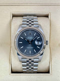 2017 Rolex Datejust 41mm 126334 Stainless Steel Jubilee Rhodium Dial