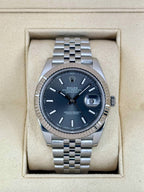 2017 Rolex Datejust 41mm 126334 Stainless Steel Jubilee Rhodium Dial