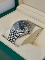 2017 Rolex Datejust 41mm 126334 Stainless Steel Jubilee Rhodium Dial