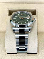 NEW 2023 Rolex Datejust 41mm 126300 Oyster Green Dial