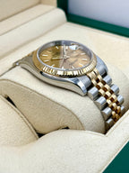 Rolex Datejust 36mm 116233 Two-Tone Jubilee Champagne Stick Dial