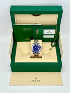 2018 Rolex Submariner "Smurf" 40mm 116619LB White Gold Blue Dial