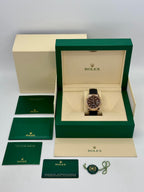 2022 Rolex Sky-Dweller 42mm 326235 Rose Gold Oysterflex Chocolate Dial