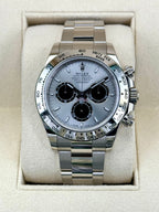 NEW 2025 Rolex Daytona 40mm 126509 White Gold Silver Ghost Dial