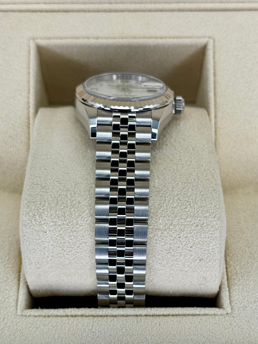 NEW 2025 Rolex Lady Datejust 28mm 279174 Jubilee MOP Diamond Dial