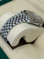2023 Rolex Datejust 41mm 126334 Steel Jubilee Grey 10 Diamond Dial