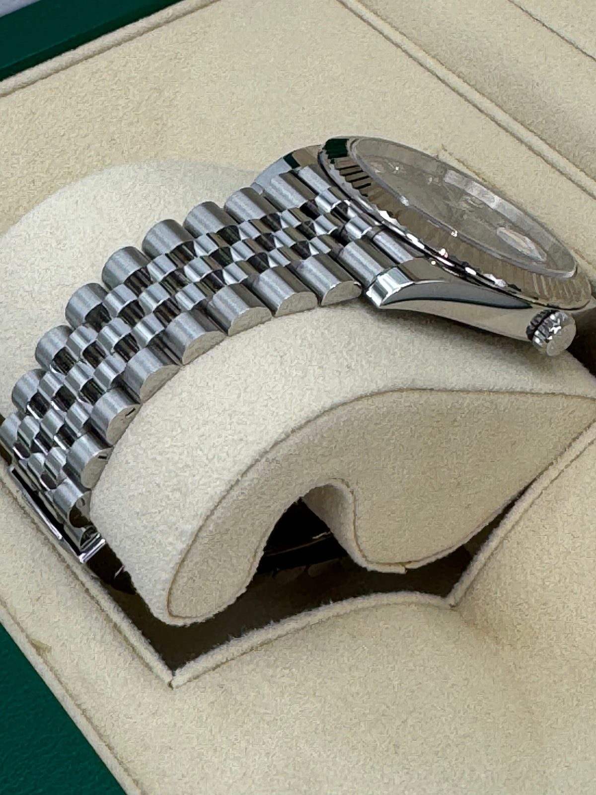 2023 Rolex Datejust 41mm 126334 Steel Jubilee Grey 10 Diamond Dial