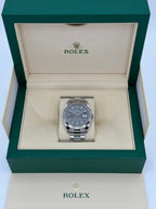 NEW 2023 Rolex Datejust 41m 126334 Stainless Steel Oyster Rhodium Dial