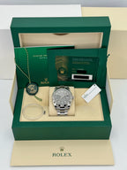 NEW 2023 Rolex Datejust 41m 126334 Stainless Steel Oyster Rhodium Dial