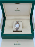 NEW 2023 Rolex Lady-Datejust 28mm 279171 Two-Tone Jubilee White Dial