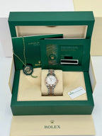 NEW 2023 Rolex Lady-Datejust 28mm 279171 Two-Tone Jubilee White Dial
