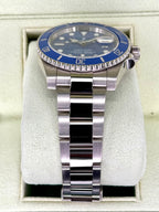 2013 Rolex Submariner "Smurf" 40mm 116619LB White Gold Blue Dial