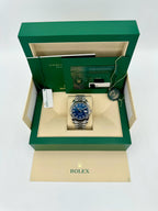 2022 Rolex Datejust 41mm 126334 Jubilee Blue Diamond Dial
