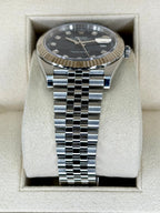 2022 Rolex Datejust 41mm 126334 Jubilee Blue Diamond Dial